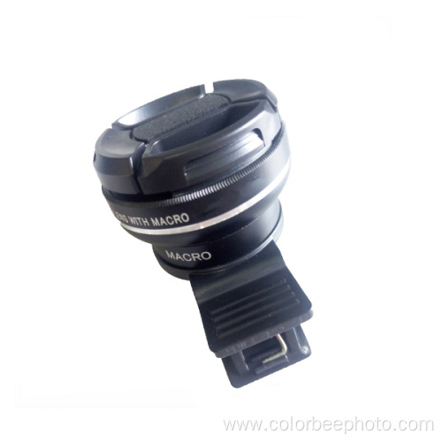 Wide angle mobile phone telescope fish eye lens